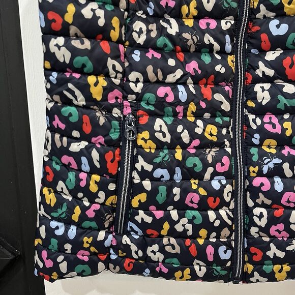 Joules Women’s Snug Gilet Multicolor Print Packable Puffer Vest UK 10 US 6 - Picture 2 of 8